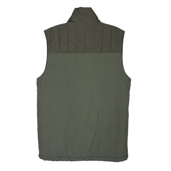 Columbia Full-Zip Insulated Vest Mens Small Green Pockets Outdoors - Picture 2 of 9